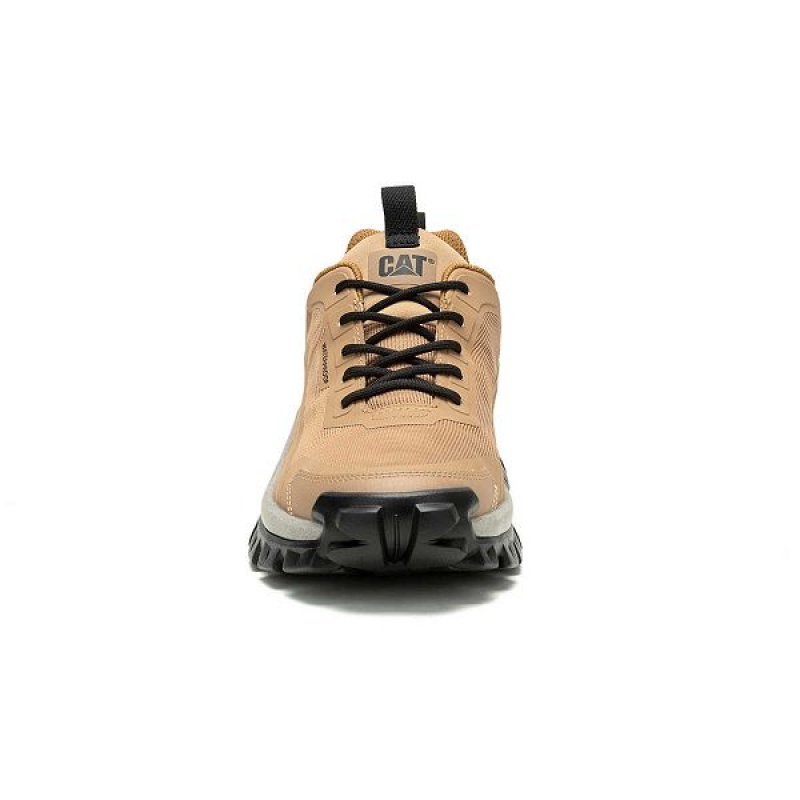 Men's Caterpillar Intruder Lightning Mesh Waterproof Sneakers Brown | 965384-CQE