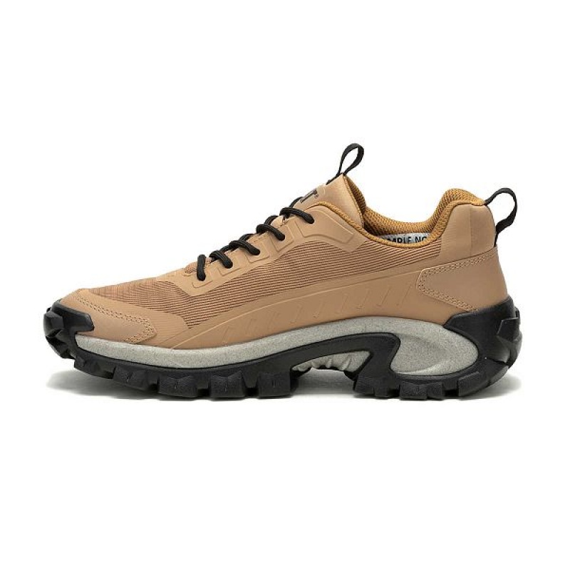 Men's Caterpillar Intruder Lightning Mesh Waterproof Sneakers Brown | 965384-CQE