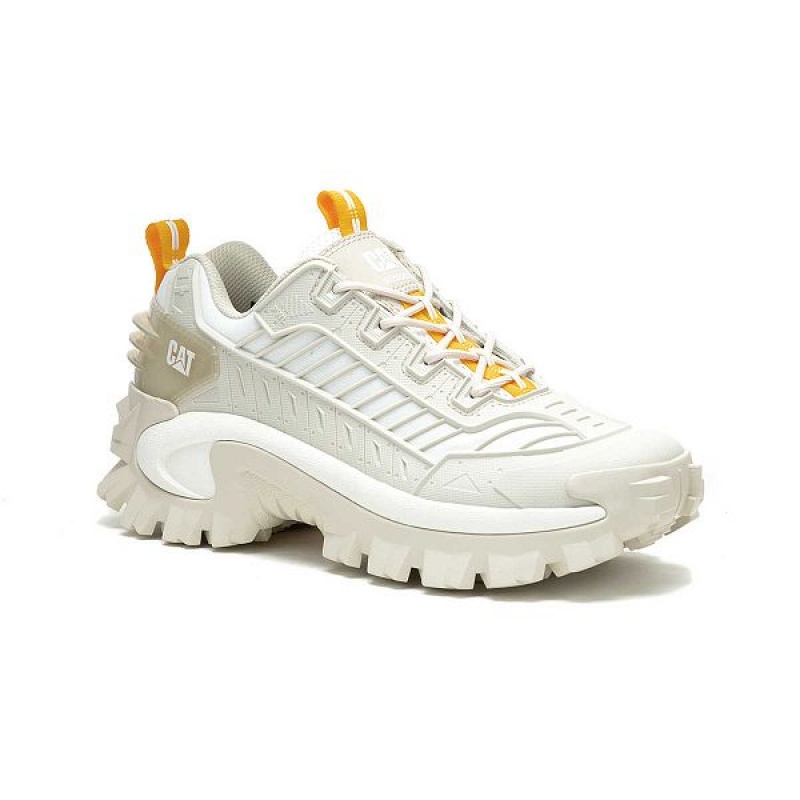 Men's Caterpillar Intruder Mecha Sneakers Beige | 549126-DAC