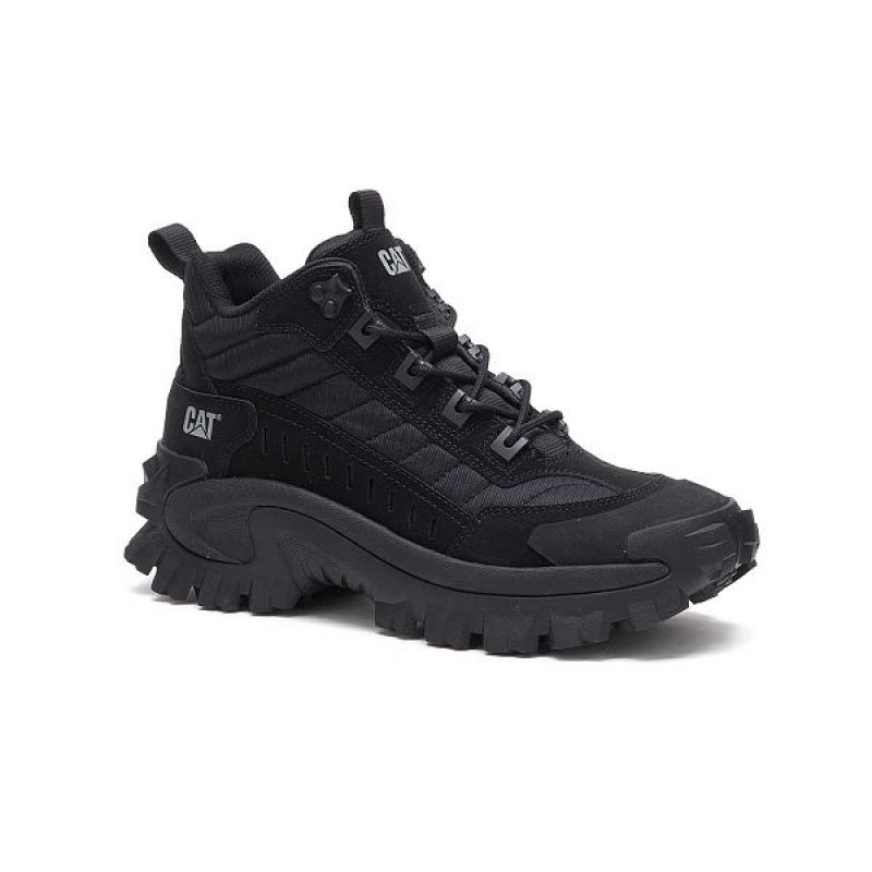 Men's Caterpillar Intruder Mid Sneakers Black | 280973-SNJ