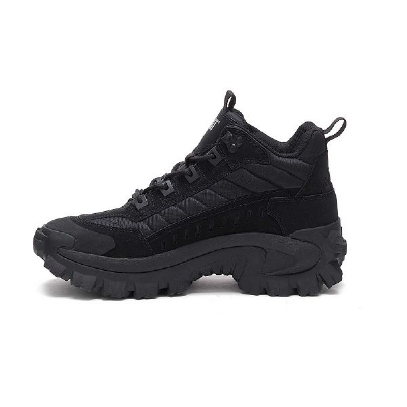 Men's Caterpillar Intruder Mid Sneakers Black | 280973-SNJ