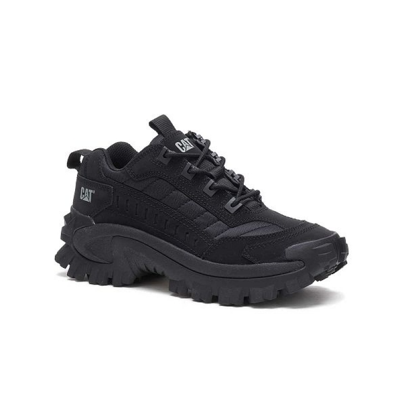 Men's Caterpillar Intruder Sneakers Black | 703812-VNS