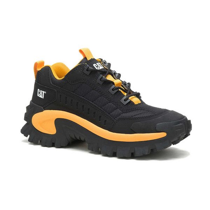 Men's Caterpillar Intruder Sneakers Black / Yellow | 175890-FHW