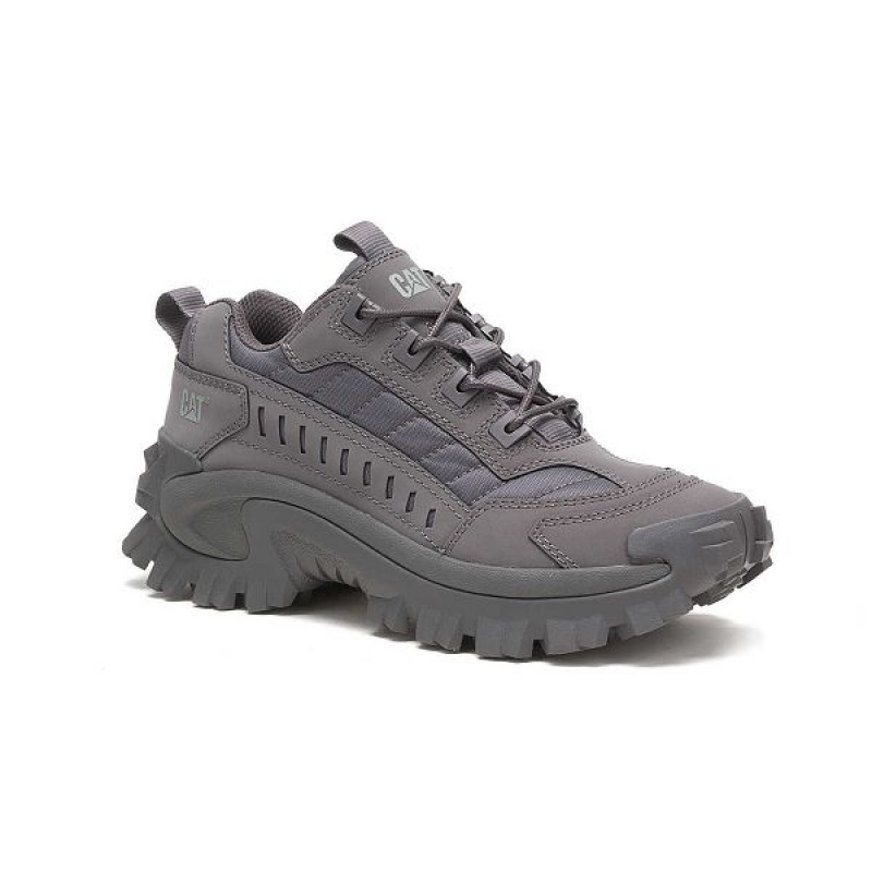 Men's Caterpillar Intruder Sneakers Grey | 814032-PHV