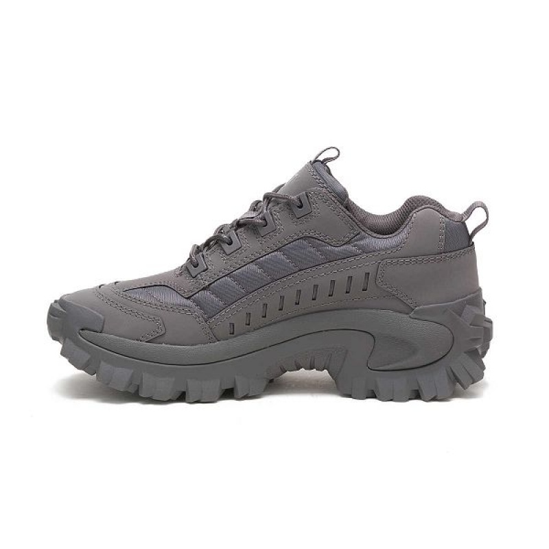 Men's Caterpillar Intruder Sneakers Grey | 814032-PHV