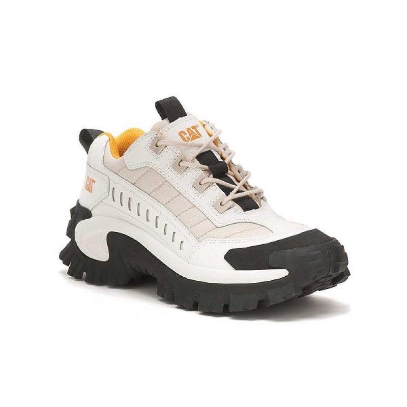 Men's Caterpillar Intruder Sneakers White | 832194-GRN