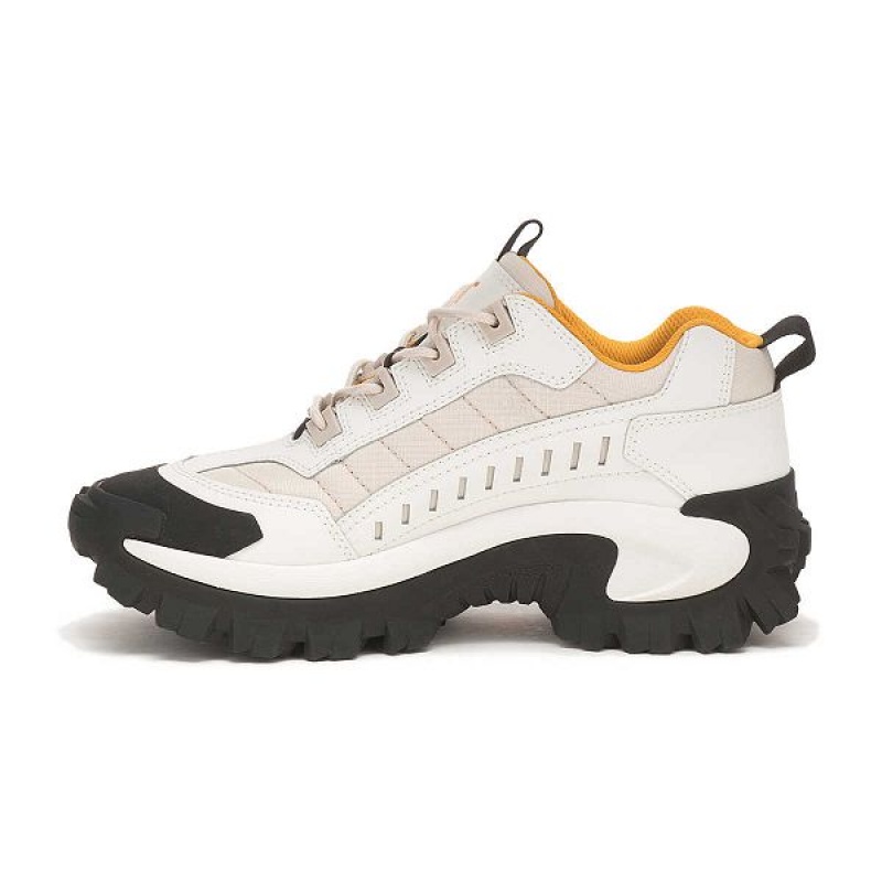 Men's Caterpillar Intruder Sneakers White | 832194-GRN