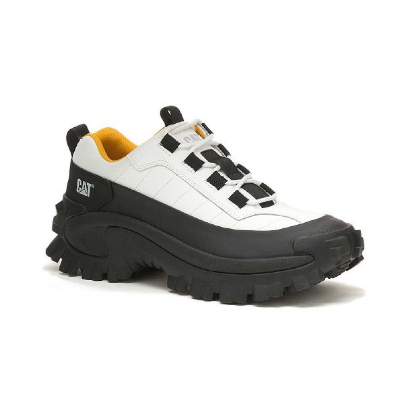 Men's Caterpillar Intruder Waterproof Galosh Sneakers White | 431562-QDG