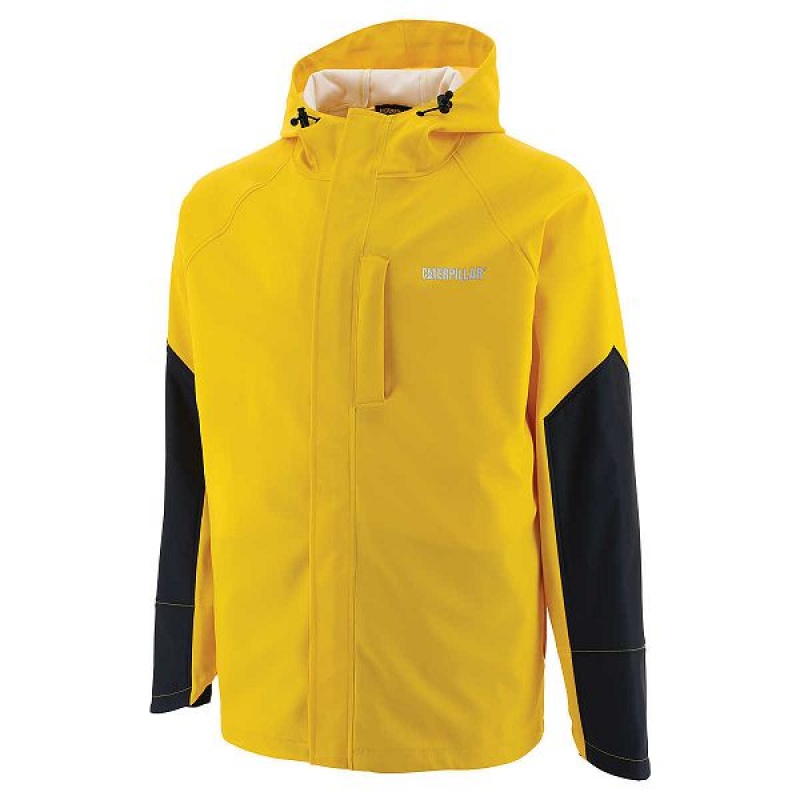 Men\'s Caterpillar Longshore Jackets Yellow | 654178-WUE