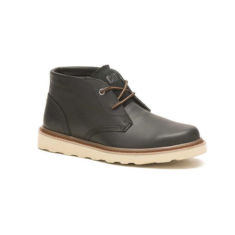 Men's Caterpillar Narrate Chukka Boots Black | 452017-LBG