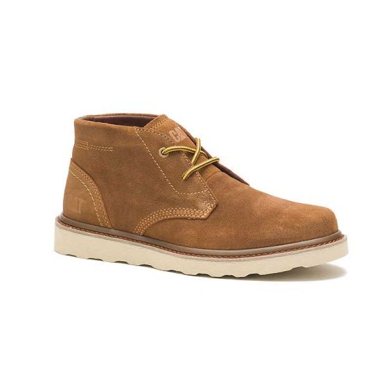 Men's Caterpillar Narrate Chukka Boots Brown | 325741-IWX