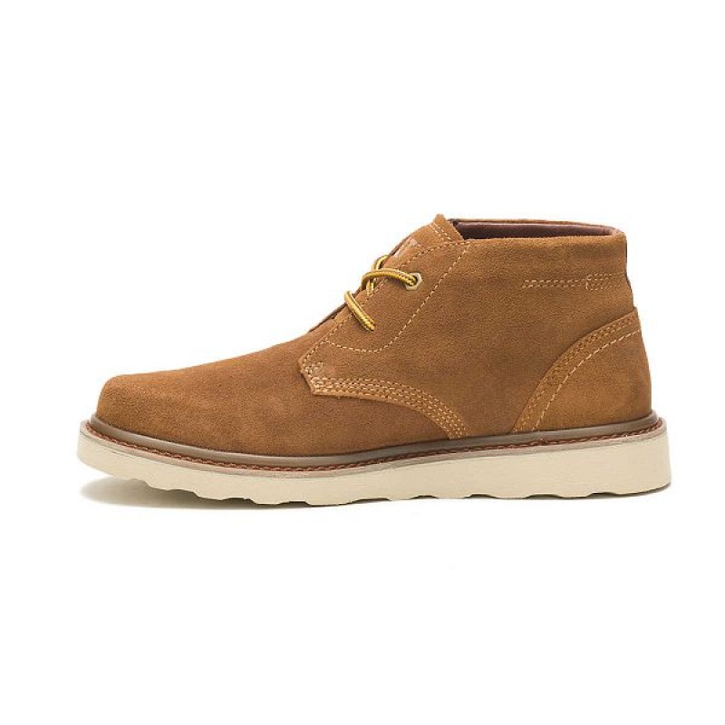 Men's Caterpillar Narrate Chukka Boots Brown | 325741-IWX