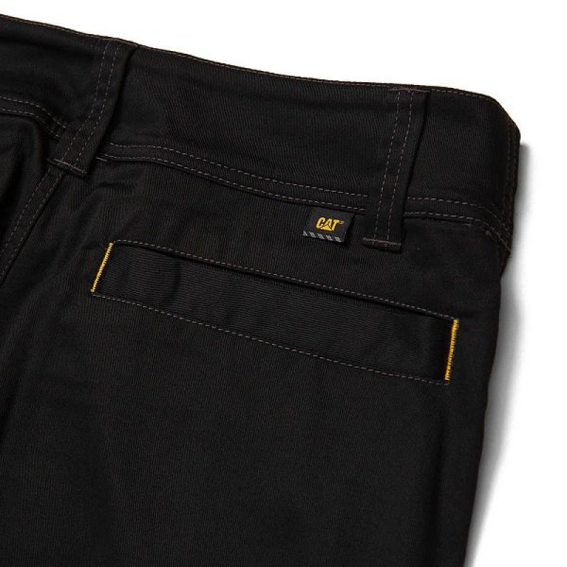 Men's Caterpillar Operator Flex Pants Black | 948720-QCZ