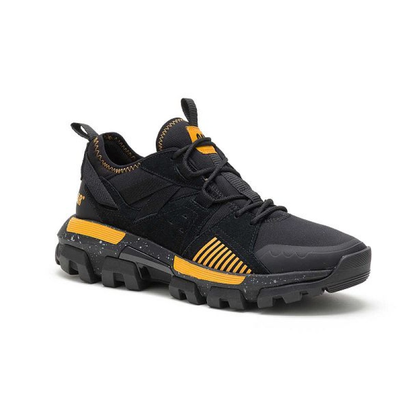 Men's Caterpillar Raider Sport Sneakers Black / Yellow | 029758-HGY