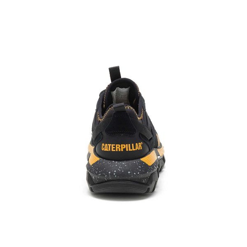 Men's Caterpillar Raider Sport Sneakers Black / Yellow | 029758-HGY