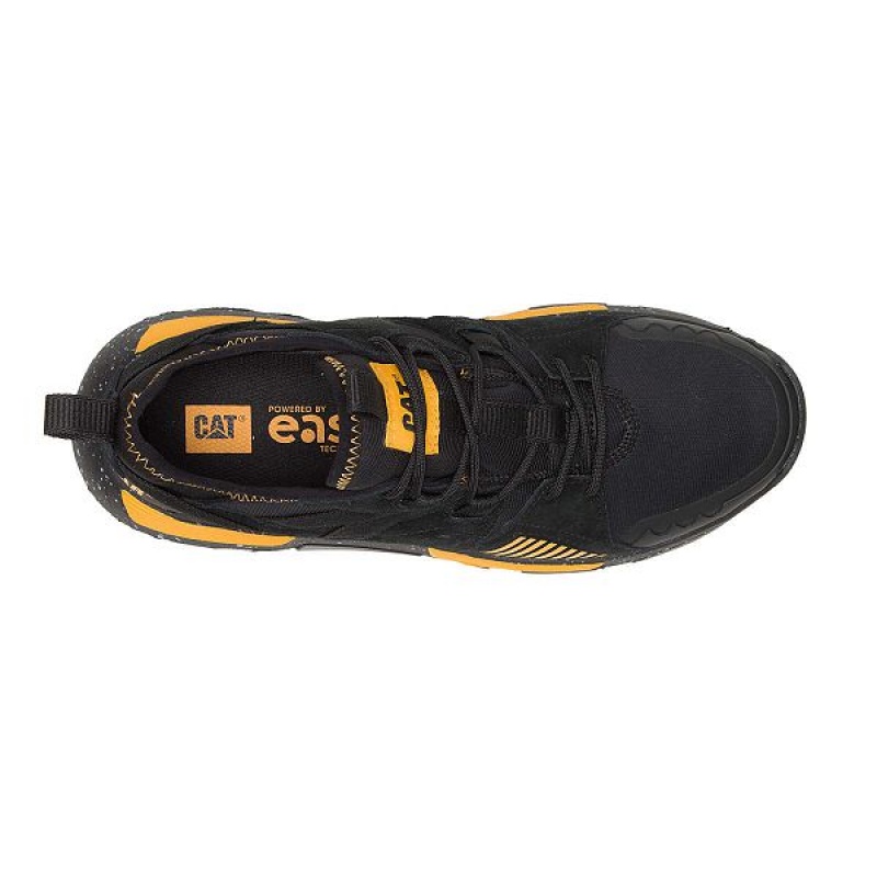 Men's Caterpillar Raider Sport Sneakers Black / Yellow | 029758-HGY