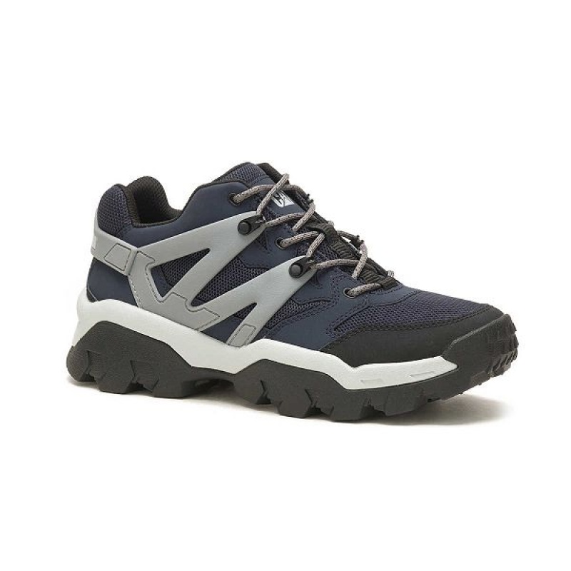 Men's Caterpillar Reactor Refresh Sneakers Navy | 819752-CLK