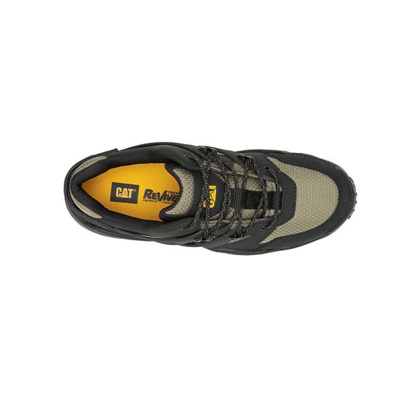 Men's Caterpillar Reactor Sneakers Black | 573906-RLO