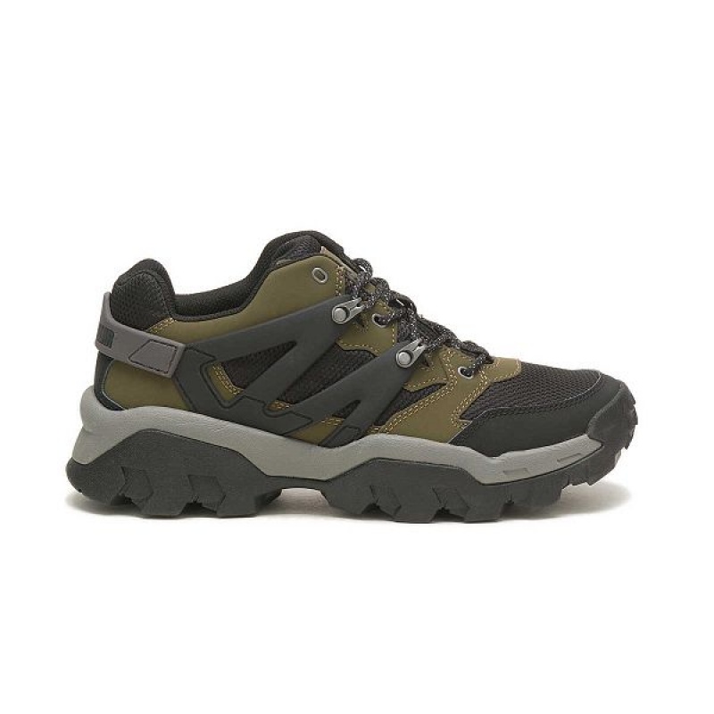 Men\'s Caterpillar Reactor Sneakers Dark / Olive / Black | 183796-YWB