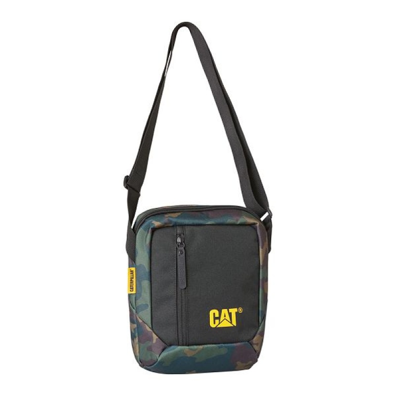 Men\'s Caterpillar Shoulder Bags Camo / Black | 915463-UMJ