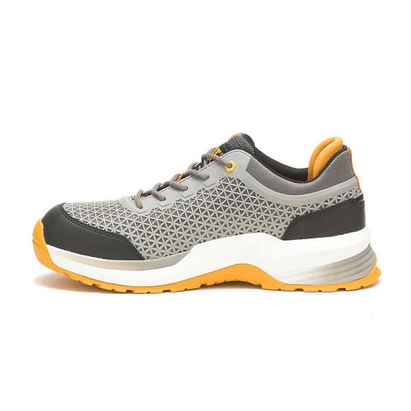 Men's Caterpillar Streamline 2.0 Composite Toe Work Shoes Grey | 627048-SFX