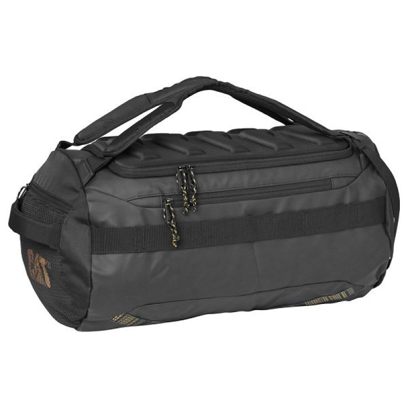 Men's Caterpillar The Sixty Duffel Backpack Black | 716082-TVY