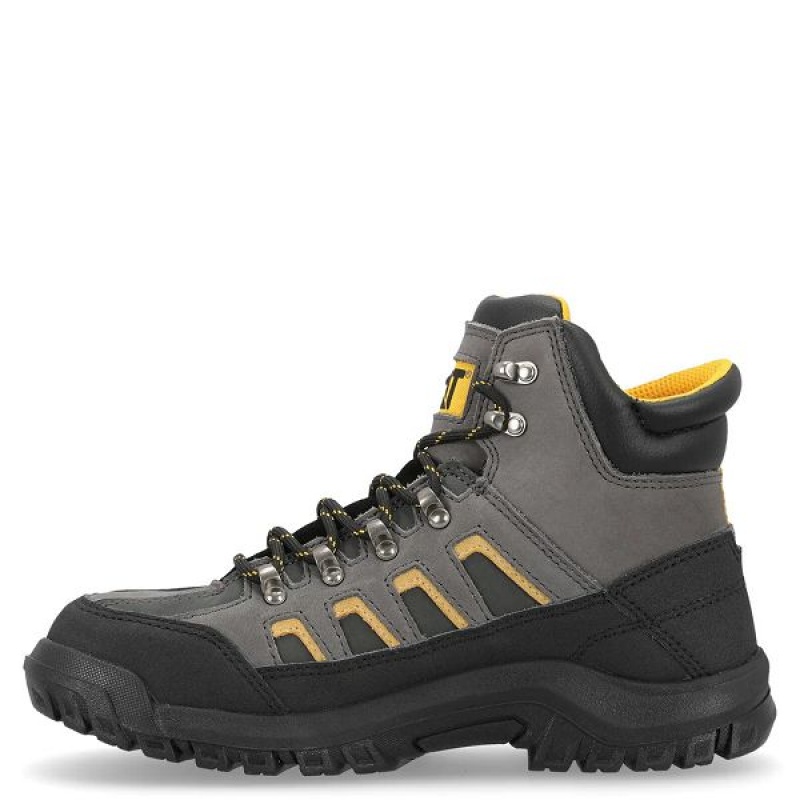 Men's Caterpillar Threshold CAG ST M4M Industrial Work Boots Grey / Black | 861453-FJZ