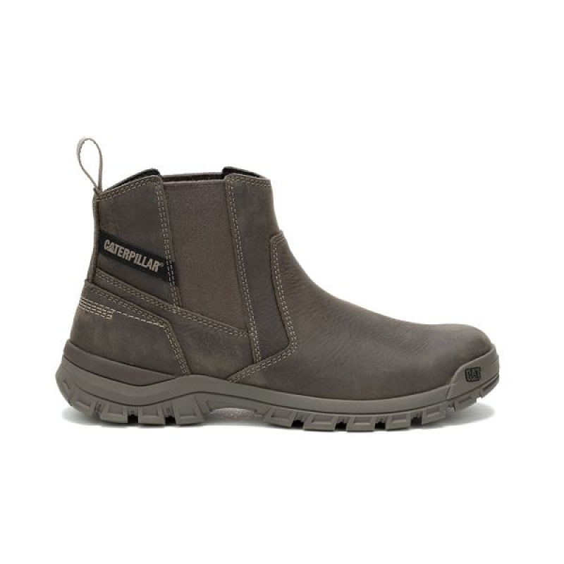 Men's Caterpillar Threshold Chelsea Boots Dark / Grey | 847350-REN