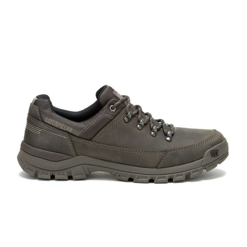 Men's Caterpillar Threshold Hiker Low Hiking Shoes Khaki | 972046-WBJ