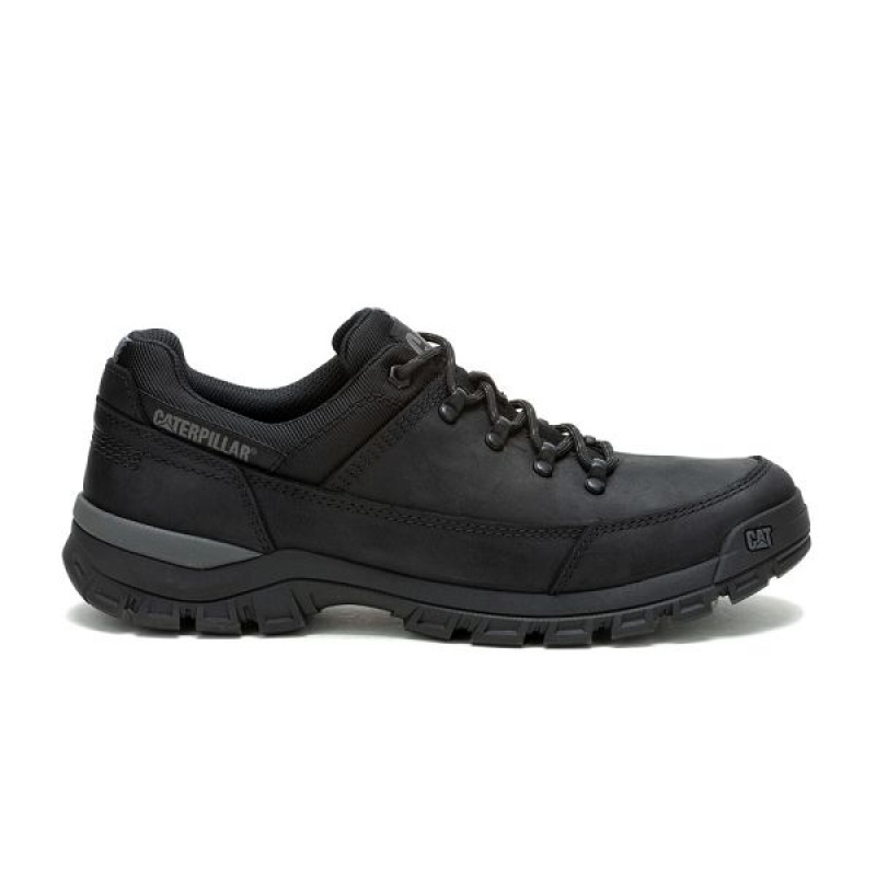 Men's Caterpillar Threshold Hiker Low Hiking Shoes Black | 240175-CED