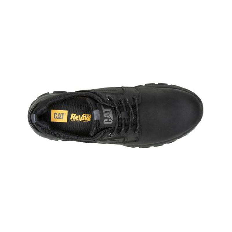 Men's Caterpillar Threshold Lace Low Casual Shoes Black | 465891-QDH