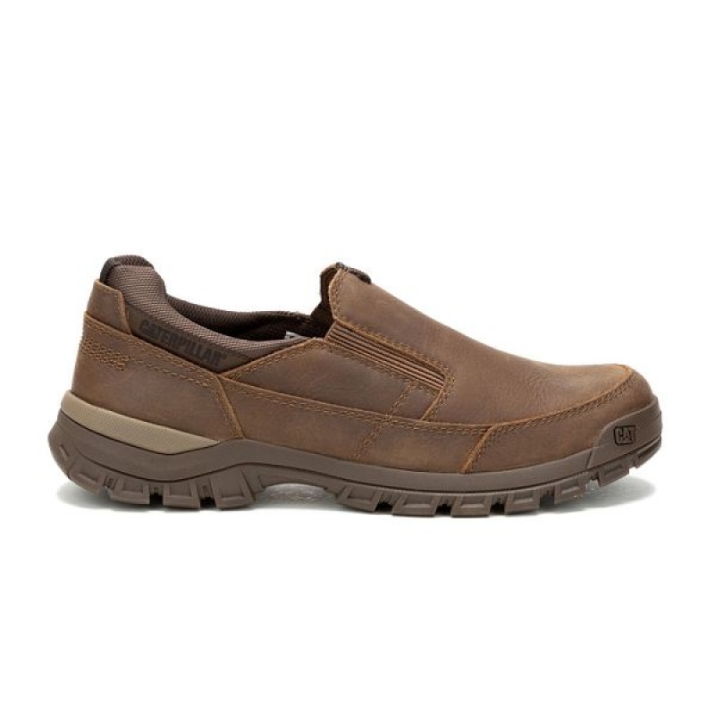 Men's Caterpillar Threshold Slip On Light / Brown | 269307-BCD