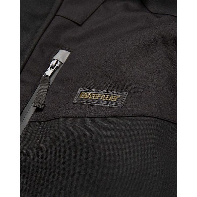 Men's Caterpillar Triton Insulated Belt Length Jackets Black | 260785-BMU