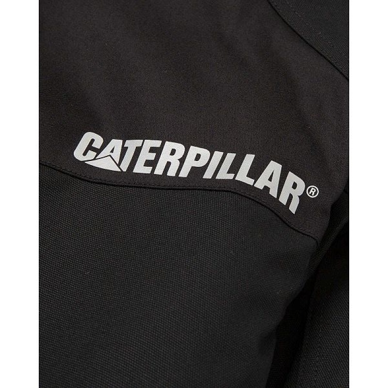 Men's Caterpillar Triton Insulated Belt Length Jackets Black | 260785-BMU