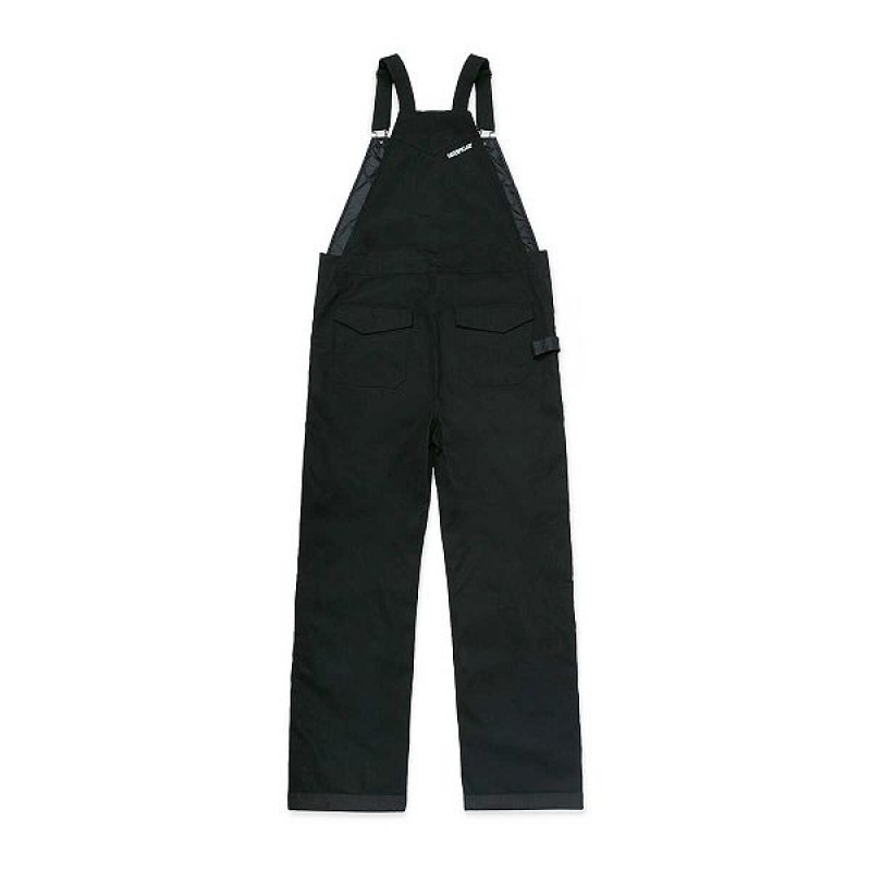 Men's Caterpillar Triton Insulated Bib Pants Black | 047291-HVN