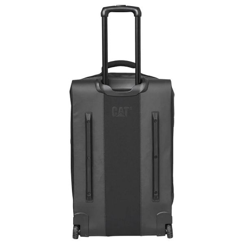 Men's Caterpillar Unisex The Sixty Wheeled Duffel S Cat Luggages Black | 720451-MXP