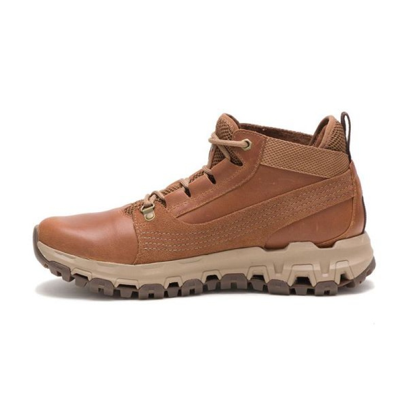 Men's Caterpillar Urban Tracks Hiker Hiking Boots Brown | 410759-ZVG