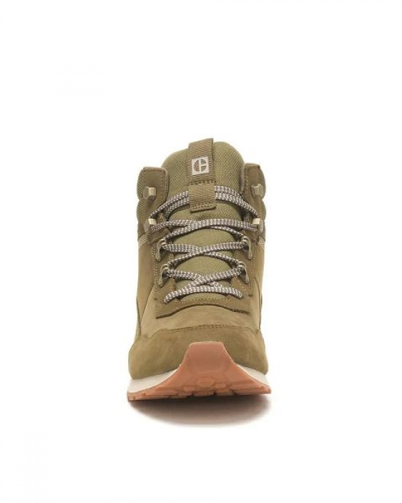 Men's Caterpillar Ventura Hiker Hi Sneakers Olive | 905347-WKY