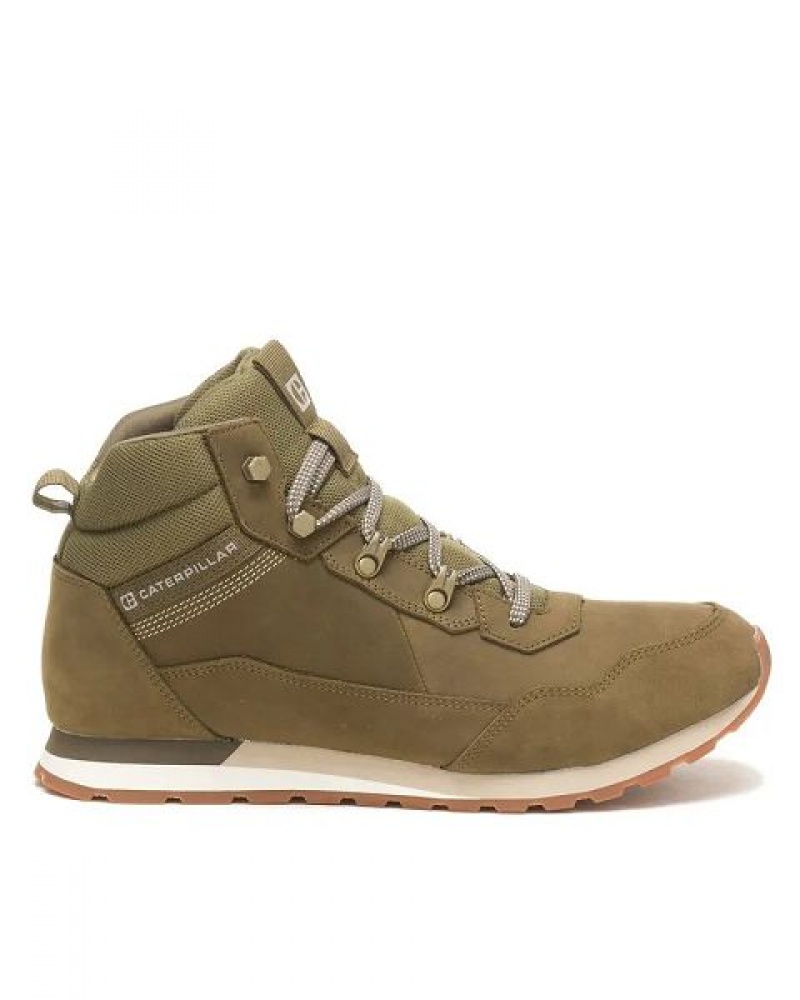 Men\'s Caterpillar Ventura Hiker Hi Sneakers Olive | 905347-WKY