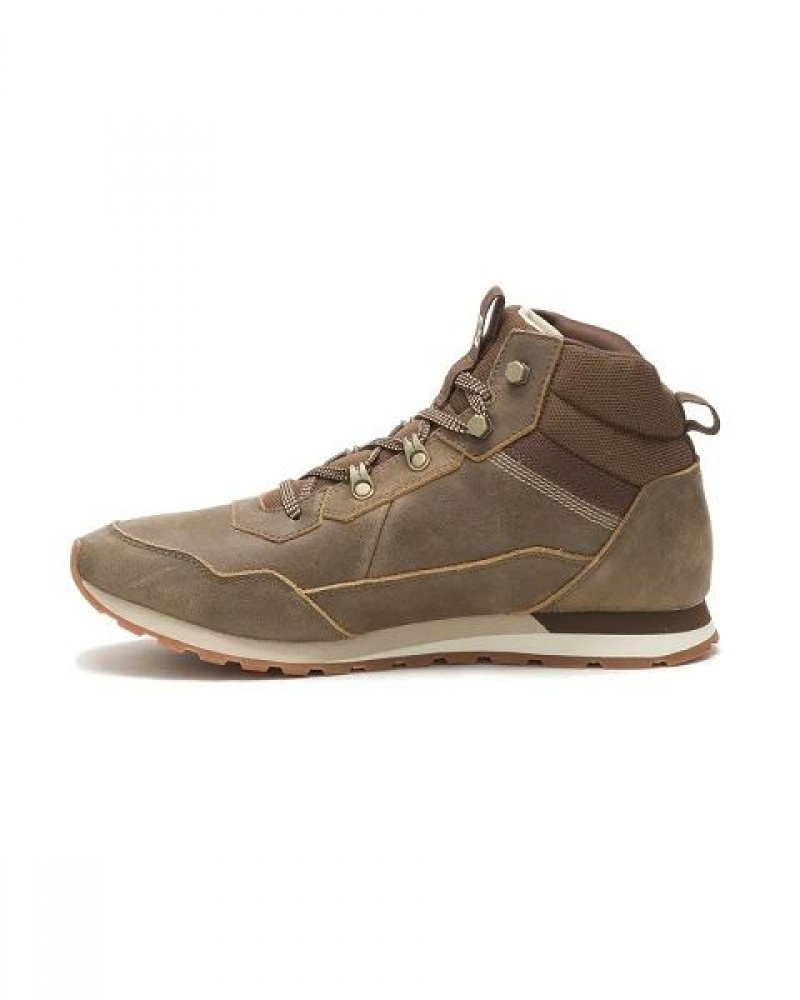 Men's Caterpillar Ventura Hiker Hi Sneakers Brown | 942371-NGO