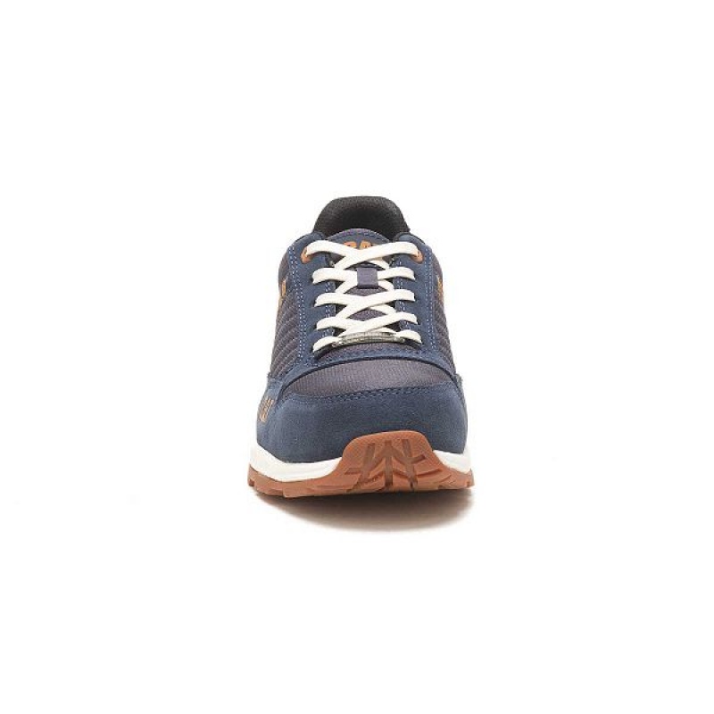 Men's Caterpillar Venward Composite Toe Work Shoes Navy | 126709-OYD