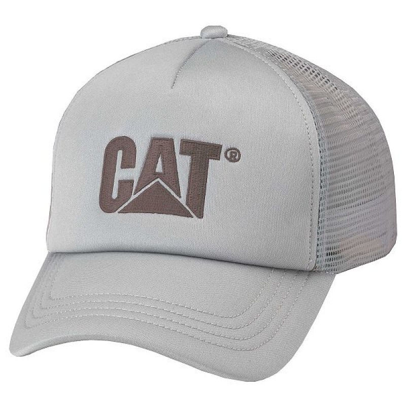 Women\'s Caterpillar Bridget Caps Grey | 034962-CZK