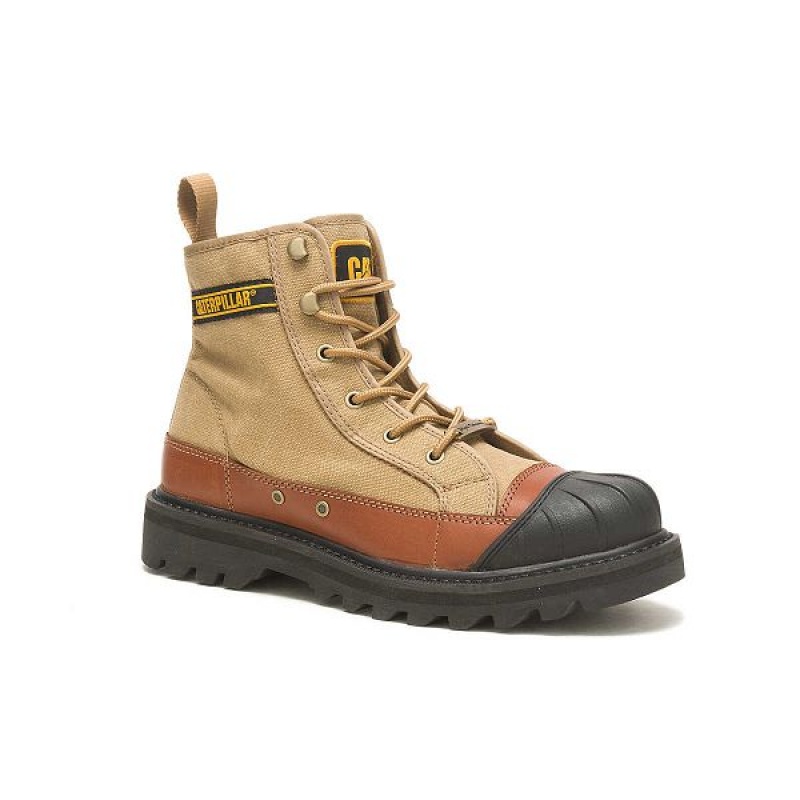 Women's Caterpillar Cat Footwear x Nigel Cabourn Omaha Boots Brown | 057834-OEQ