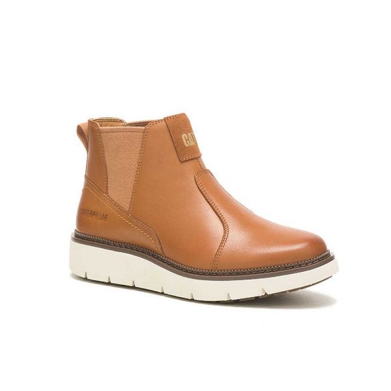 Women's Caterpillar Chariot Chelsea Boots Brown | 365912-GYD