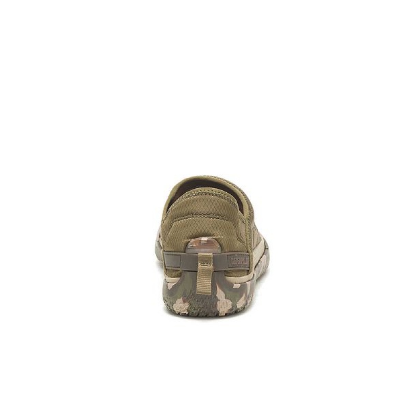 Women's Caterpillar Crossover Slip On Dark / Olive | 359421-KCL