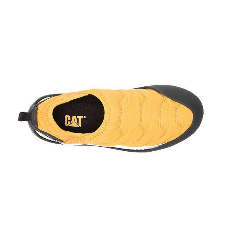 Women's Caterpillar Crossover Slip On Yellow | 273504-AOU