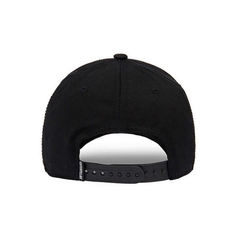 Women's Caterpillar Curve Bill Diesel Power Caps Black | 480369-SEW