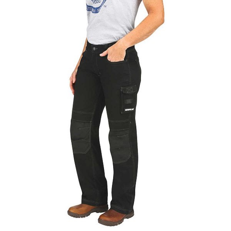 Women's Caterpillar H2O Defender Pants Black | 689057-BNZ