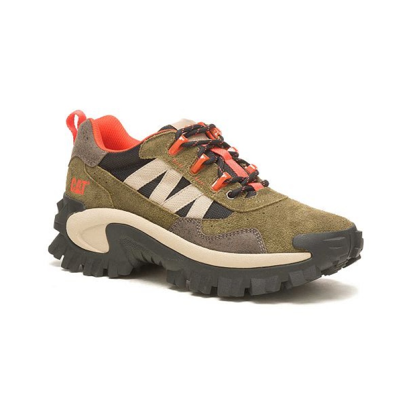 Women's Caterpillar Intruder Beta Sneakers Dark / Olive | 526874-AZG