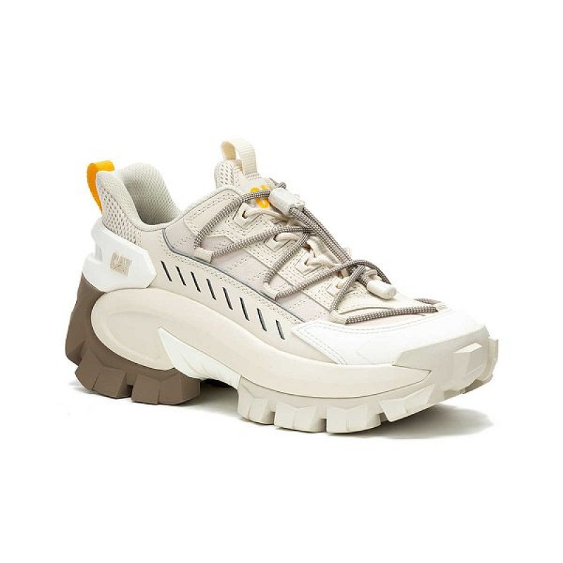 Women's Caterpillar Intruder Max Sneakers Beige | 928354-OSX